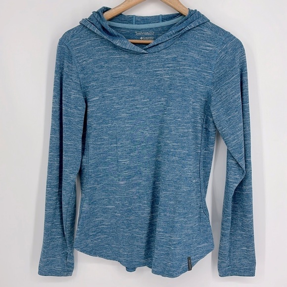 Columbia Omni-Wick Outer Spaced Hoodie Women’s Size Medium in Blue - Picture 1 of 6